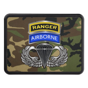  Ranger Airborne Paratrooper   Trailer Hitch Cover