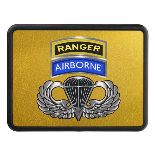  Ranger Airborne Paratrooper  Trailer Hitch Cover (Front)
