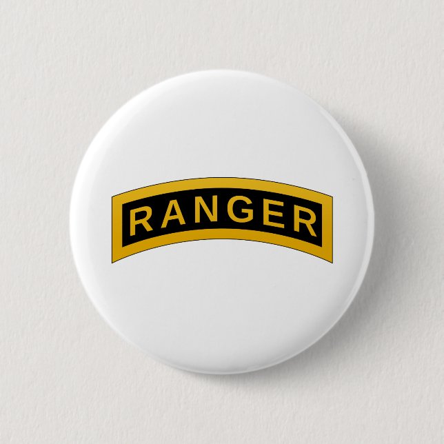 Ranger Badge 2 Inch Round Button (Front)