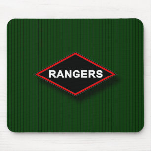 Ranger - Black and Red diamond Mouse Pad