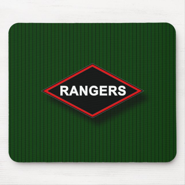 Ranger - Black and Red diamond Mouse Pad (Front)