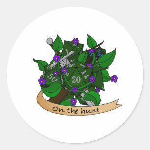 Ranger Dice Design Classic Round Sticker