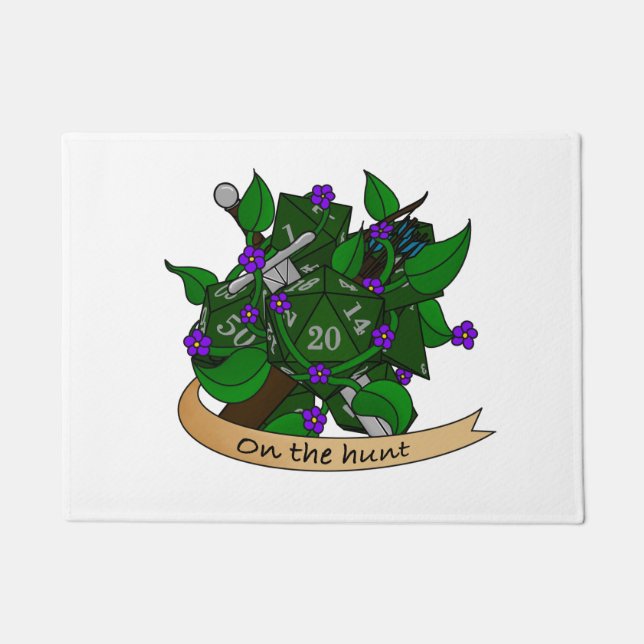Ranger Dice Design Doormat (Front)