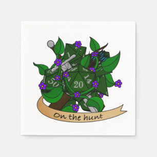 Ranger Dice Design Napkin