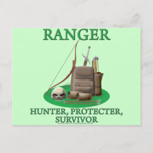 Ranger: Hunter, Protector, Survivor Postcard
