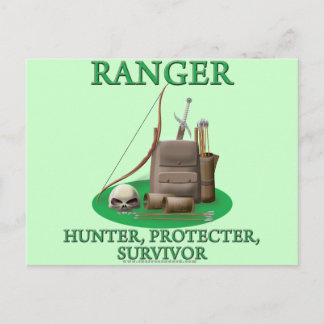 Ranger: Hunter, Protector, Survivor Postcard