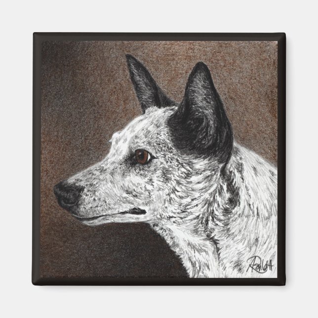 Ranger - Magnet de chien de bétail (Devant)