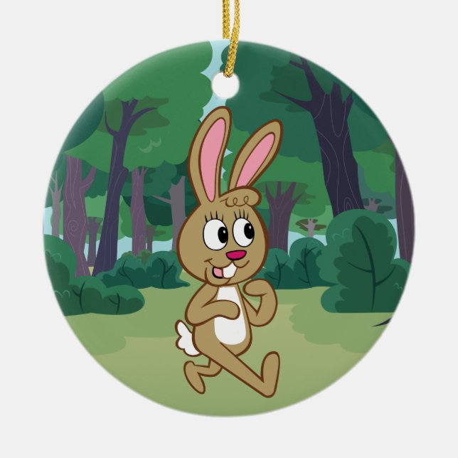 Ranger Rick | Becky Hare Ceramic Ornament (Front)
