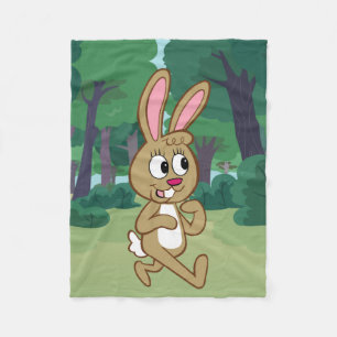 Ranger Rick   Becky Hare Fleece Blanket