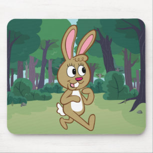 Ranger Rick   Becky Hare Mouse Pad