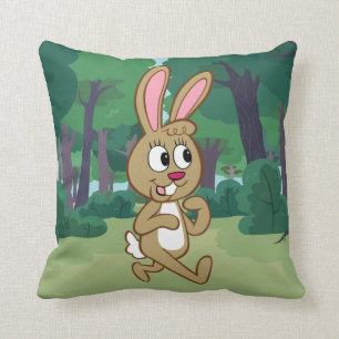 Ranger Rick   Becky Hare Throw Pillow