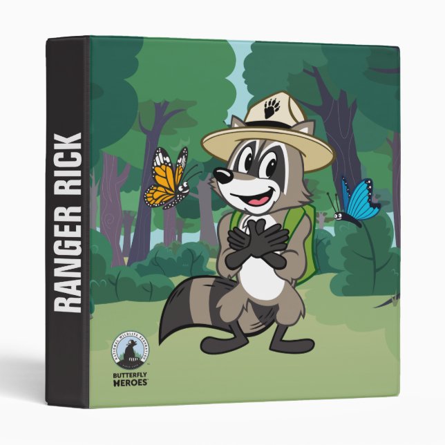 Ranger Rick | Butterfly Hero - Butterfly Sign Binder (Front/Spine)