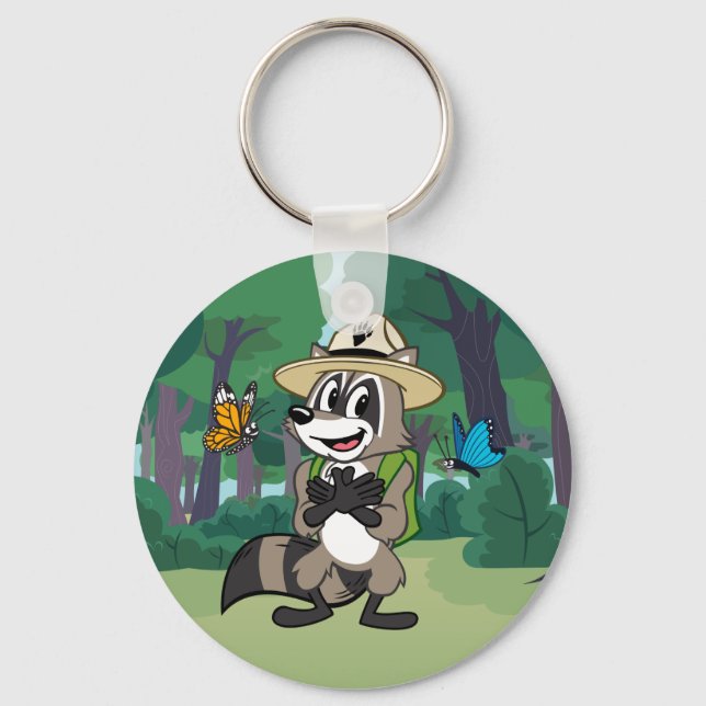 Ranger Rick | Butterfly Hero - Butterfly Sign Keychain (Front)