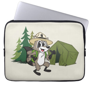 Ranger Rick   Great American Campout -Tent Laptop Sleeve