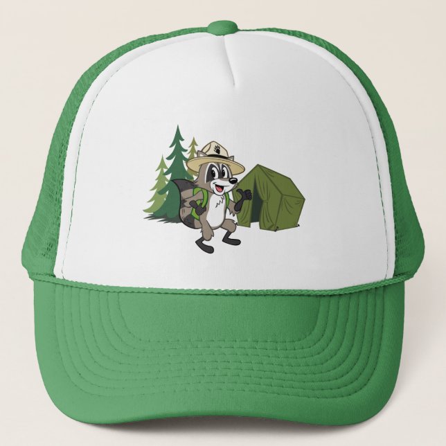 Ranger Rick | Great American Campout -Tent Trucker Hat (Front)