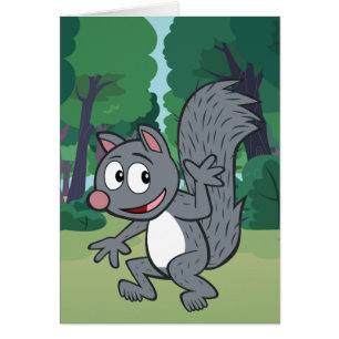 Ranger Rick Grey Squirrel Waving