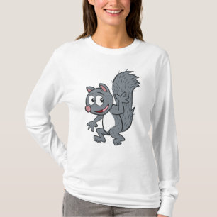 Ranger Rick Grey Squirrel Waving T-Shirt