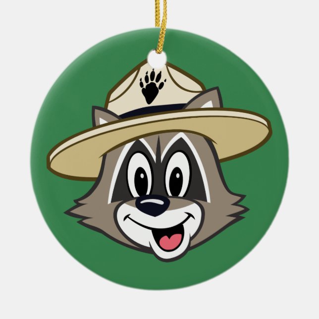 Ranger Rick | Ranger Rick Face Ceramic Ornament (Front)
