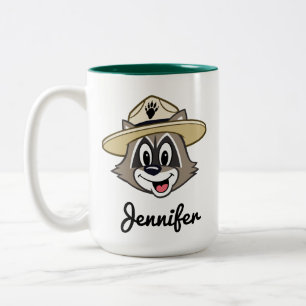 Ranger Rick   Ranger Rick Face Two-Tone Coffee Mug