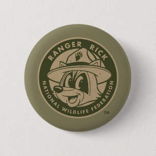 Ranger Rick Ranger Rick Khaki Logo 2 Inch Round Button