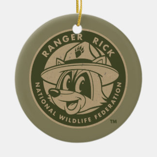 Ranger Rick | Ranger Rick Khaki Logo Ceramic Ornament
