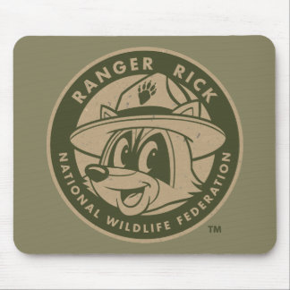 Ranger Rick | Ranger Rick Khaki Logo Mouse Pad