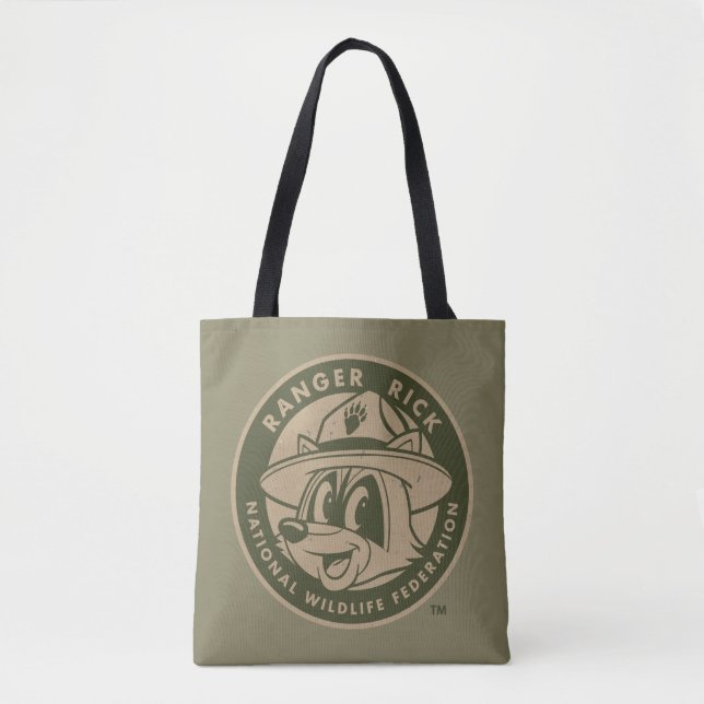 Ranger Rick | Ranger Rick Khaki Logo Tote Bag (Front)
