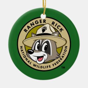 Ranger Rick   Ranger Rick Logo Ceramic Ornament