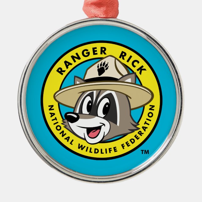Ranger Rick | Ranger Rick Logo Metal Ornament (Front)