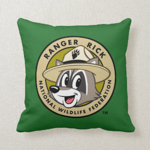 Ranger Rick Ranger Rick Logo Throw Pillow