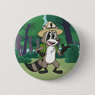 Ranger Rick Ranger Rick Pointing 2 Inch Round Button