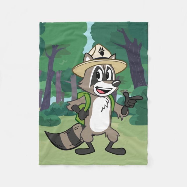 Ranger Rick | Ranger Rick Pointing Fleece Blanket (Front)