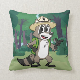 Ranger Rick Ranger Rick Pointing Throw Pillow