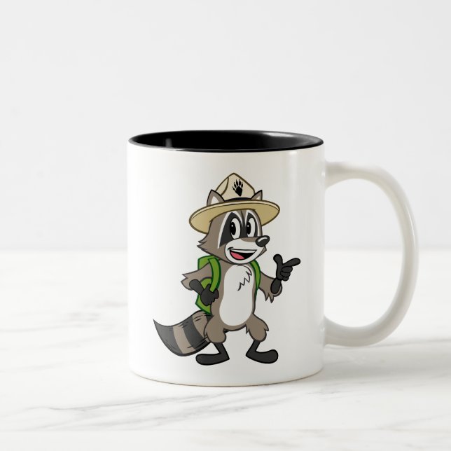 Ranger Rick | Ranger Rick Pointing Two-Tone Coffee Mug (Right)