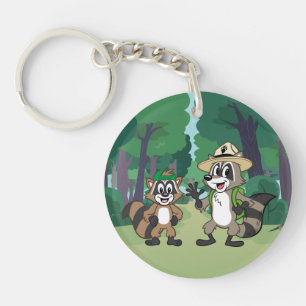 Ranger Rick   Ranger Rick & Ricky Keychain