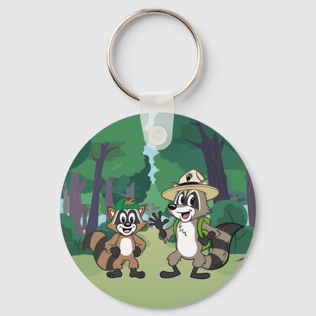 Ranger Rick | Ranger Rick & Ricky Keychain (Front)