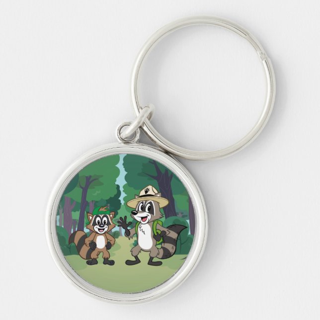 Ranger Rick | Ranger Rick & Ricky Keychain (Front)