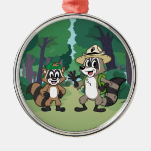 Ranger Rick   Ranger Rick & Ricky Metal Ornament