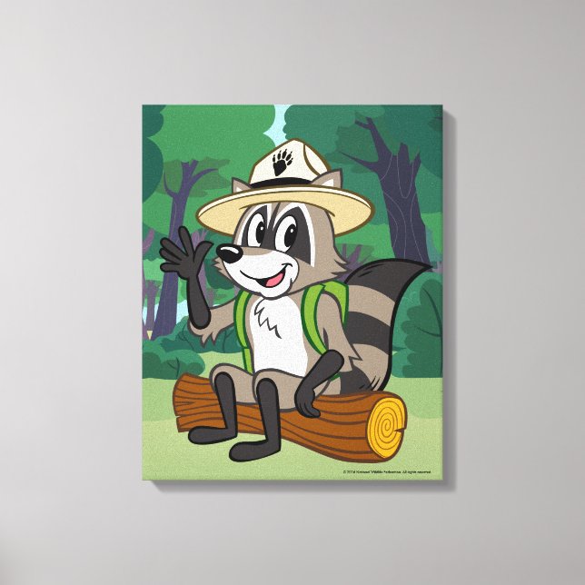 Ranger Rick | Ranger Rick Sitting Canvas Print (Front)