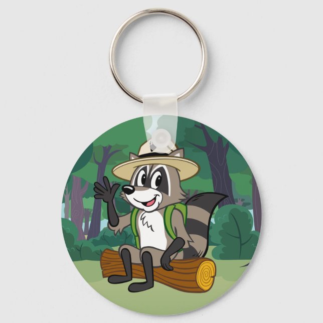 Ranger Rick | Ranger Rick Sitting Keychain (Front)