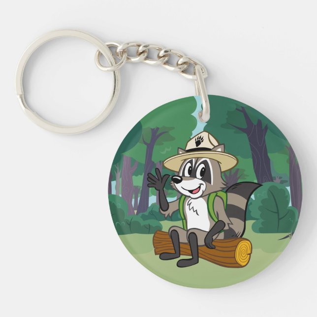 Ranger Rick | Ranger Rick Sitting Keychain (Front)