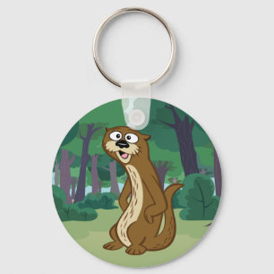 Ranger Rick   Reggie Otter Keychain