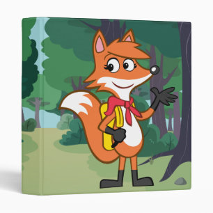 Ranger Rick Scarlett Fox Waving Binder