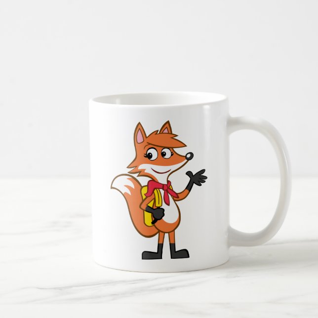 Ranger Rick | Scarlett Fox Waving Coffee Mug (Right)