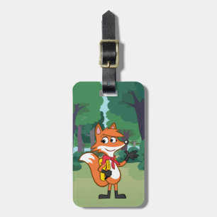 Ranger Rick   Scarlett Fox Waving Luggage Tag