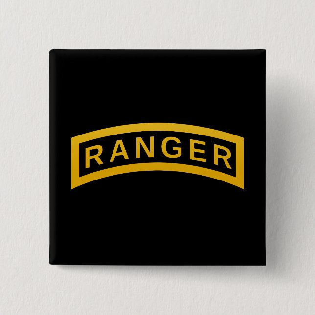 Ranger Tab 2 Inch Square Button (Front)