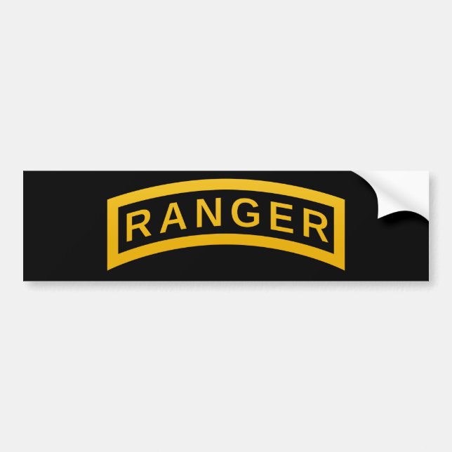 Ranger Tab Bumper Sticker (Front)