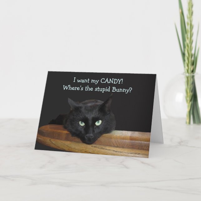 Ranger The Stupid Bunny Happy Easter Card (Front)