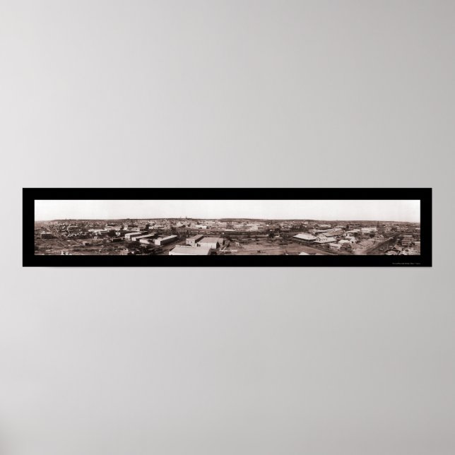 Ranger TX Panoramic Photo 1919 Poster (Front)