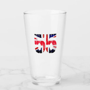 Rangers 55 Titles Beer Glass